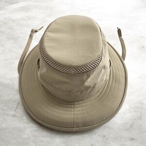 Tilley Iconic Airflo Bucket Hat Khaki Sz 22 3/4"